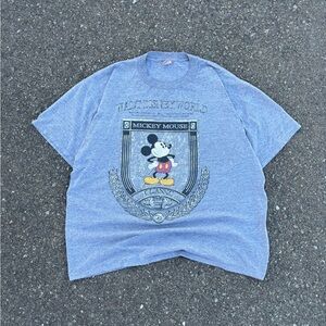 Vintage Walt Disney World Mickey Mouse Graphic T-shirt Shirt Pullover 🐭